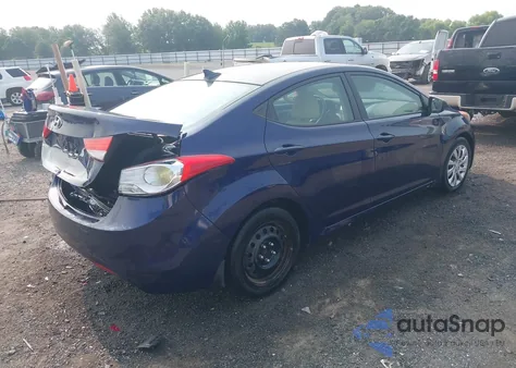 2013 Hyundai Elantra Gls/Limited from USA, damaged, VIN 5NPDH4AE9DH194015